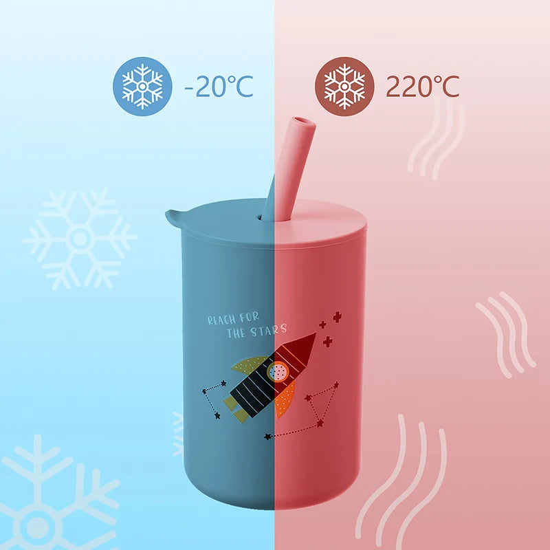 Boba Drinkbeker met Rietje