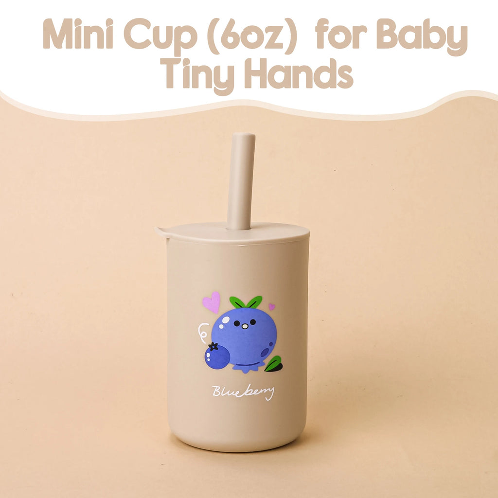 Boba Drinkbeker met Rietje