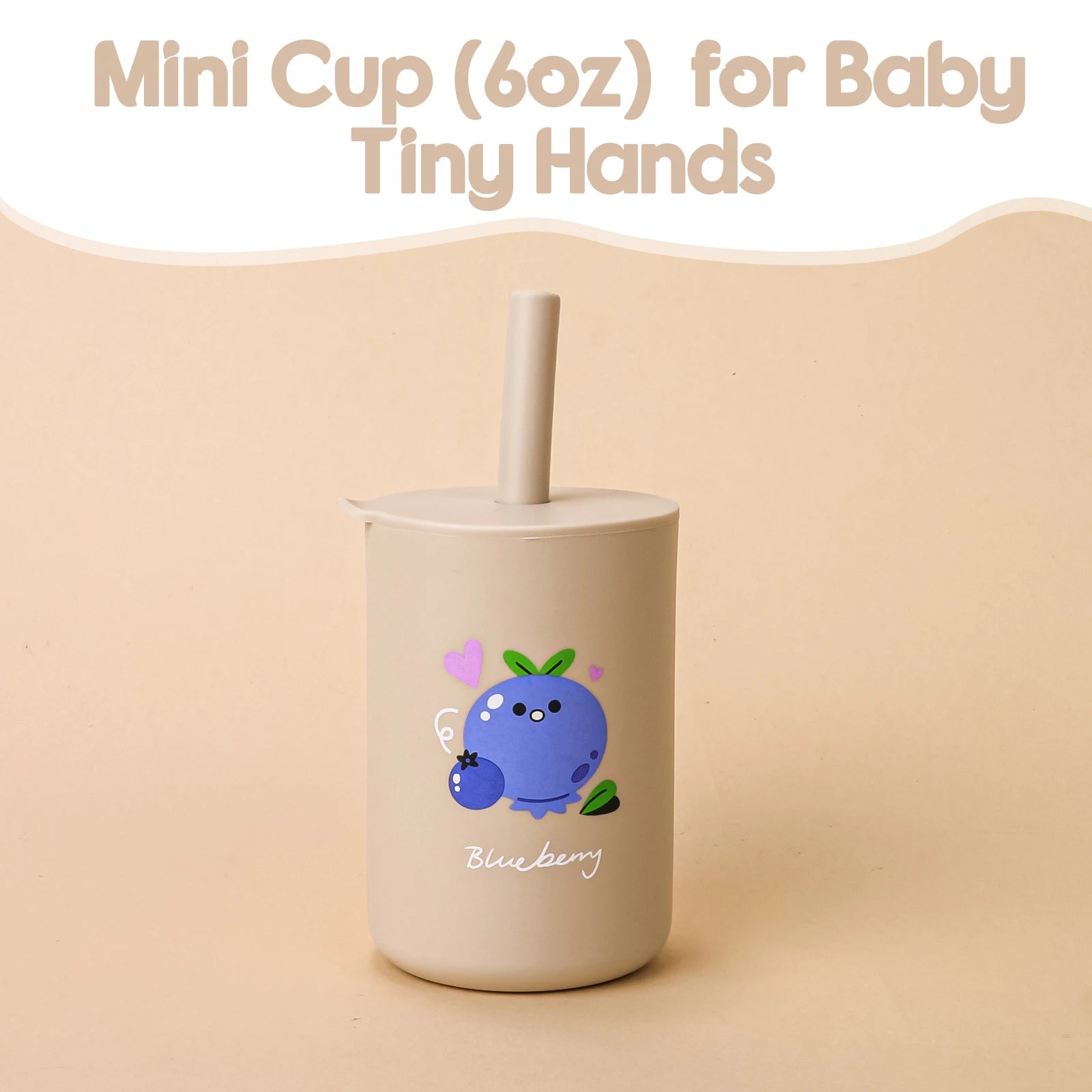 Boba Drinkbeker met Rietje