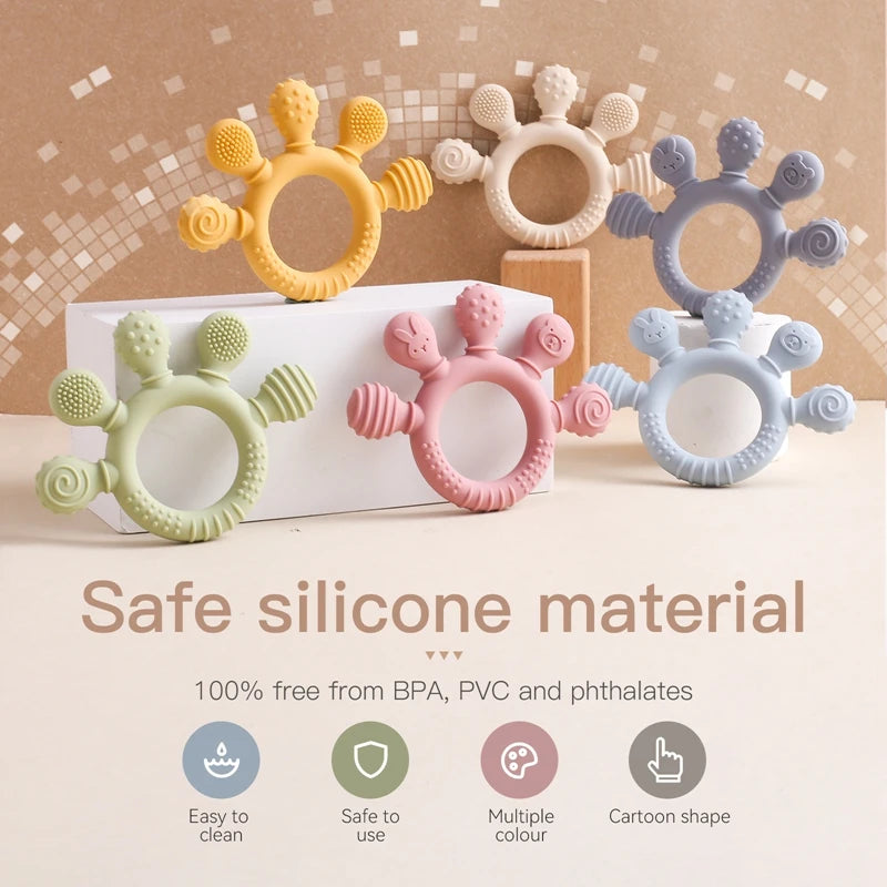 Boba Zachte Silicone Bijtring