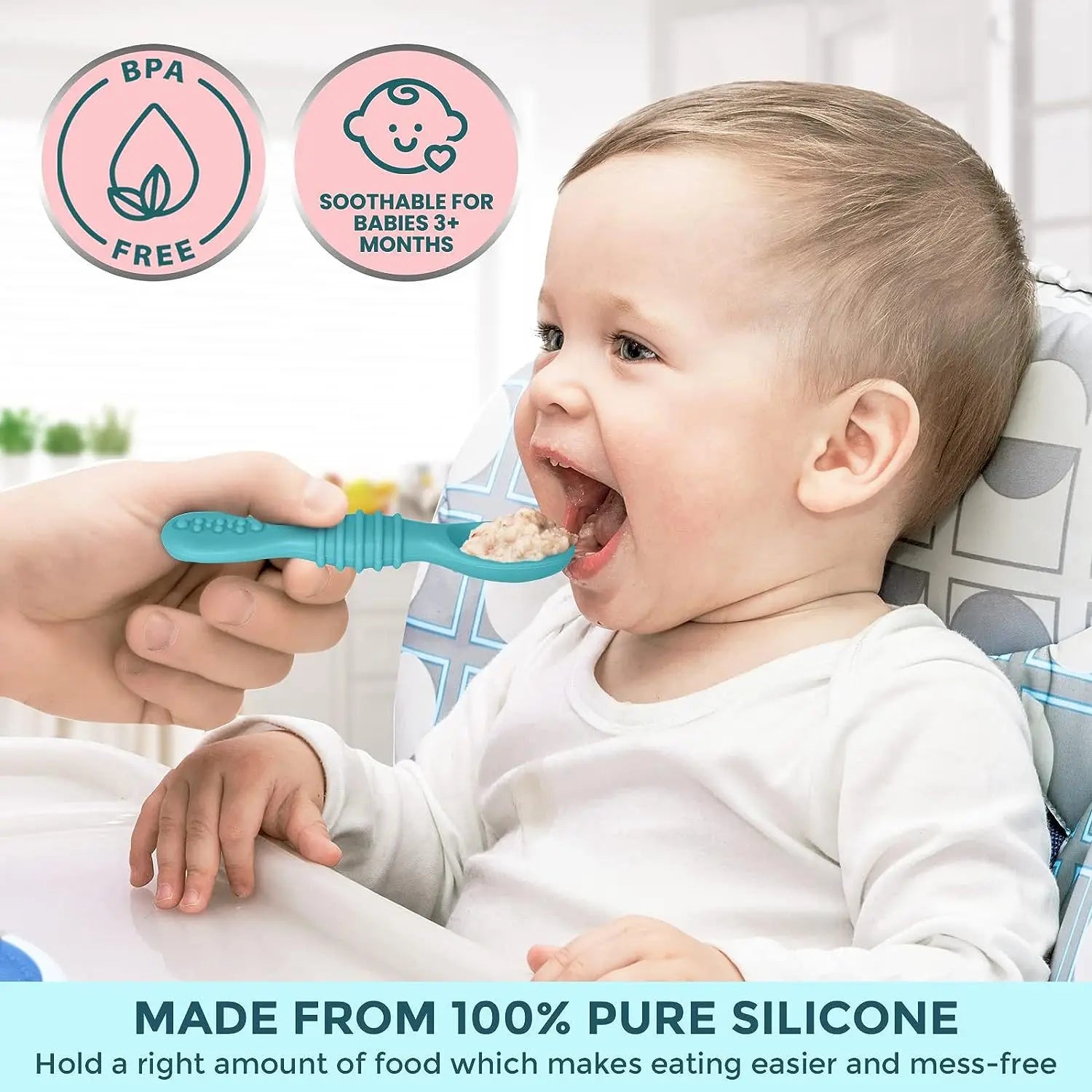 Boba Zachte Baby Lepel van Siliconen