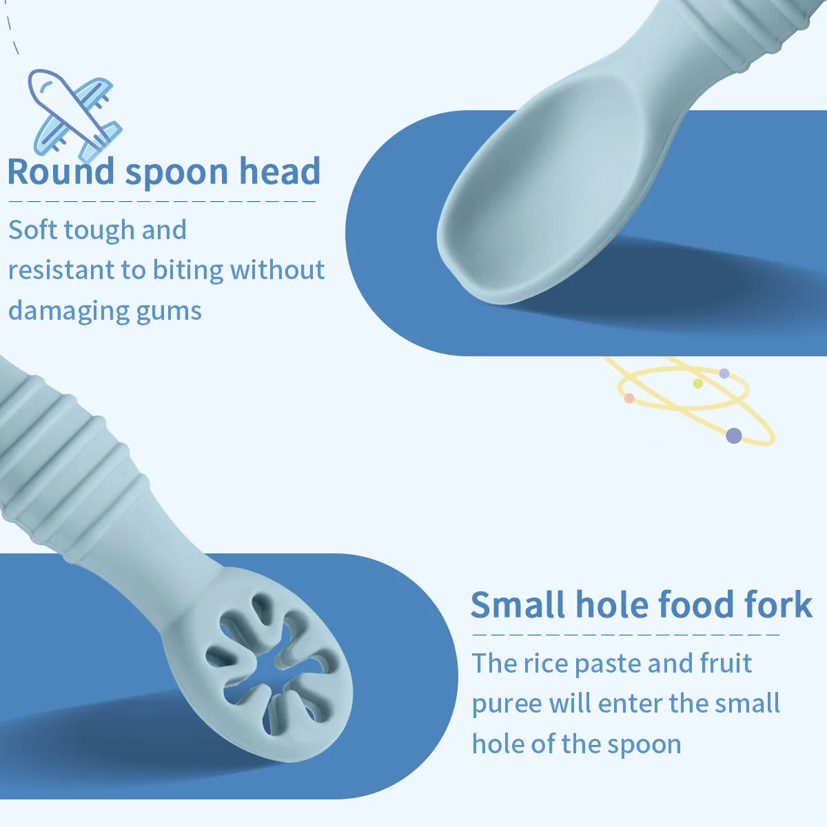 Boba Zachte Baby Lepel van Siliconen