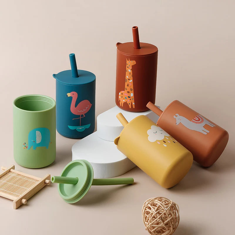Boba Drinkbeker met Rietje