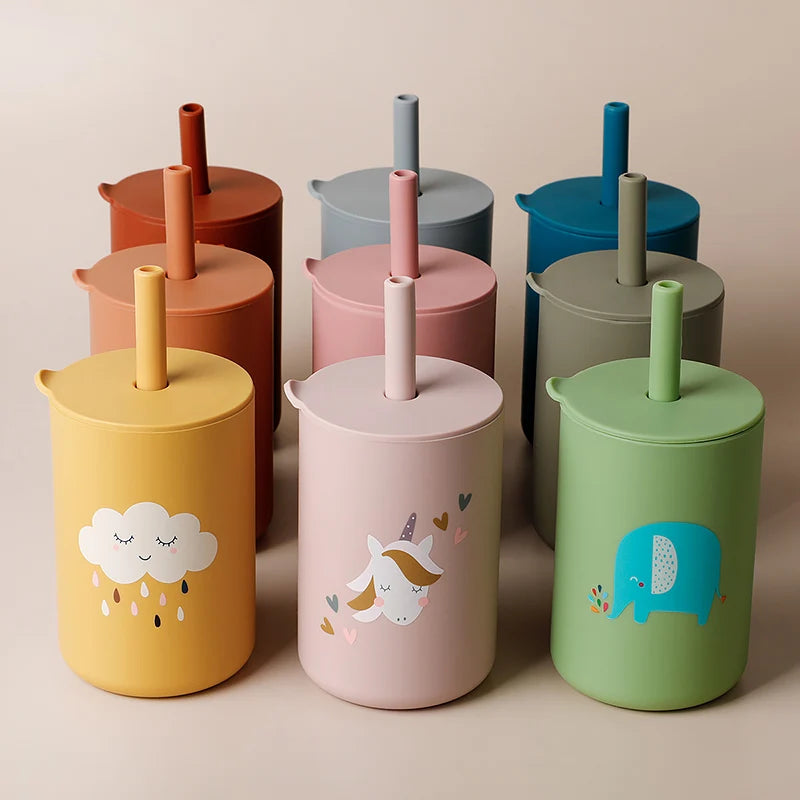 Boba Drinkbeker met Rietje