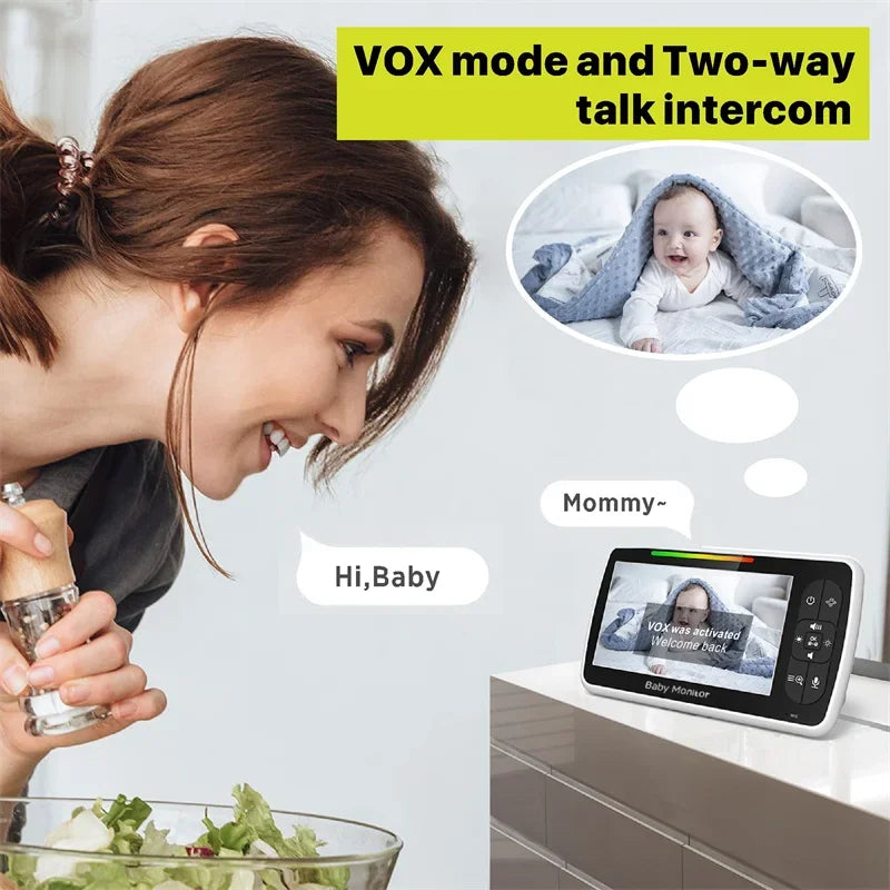 Boba Video Babyfoon met Draaibare Camera
