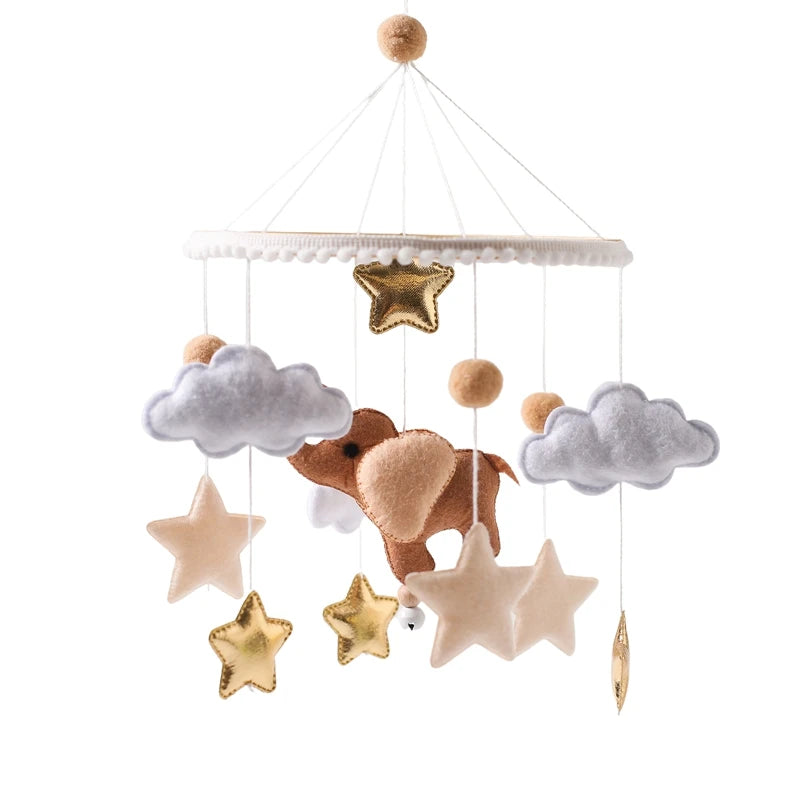 Boba Muzikale Wiegmobiel met Wolken & Rammelaars