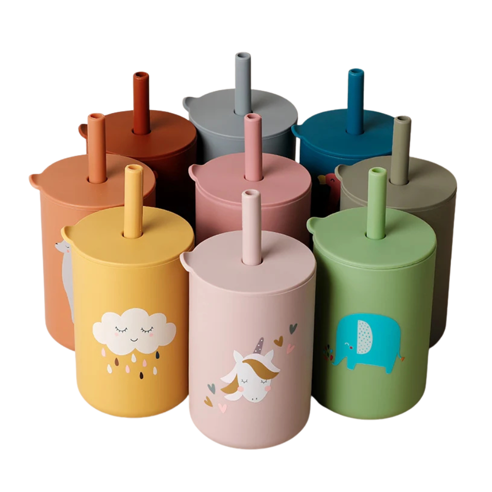 Boba Drinkbeker met Rietje