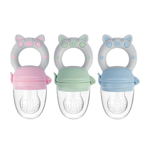 Boba 4-delige Siliconen Fruit- & Groentefeeder Set