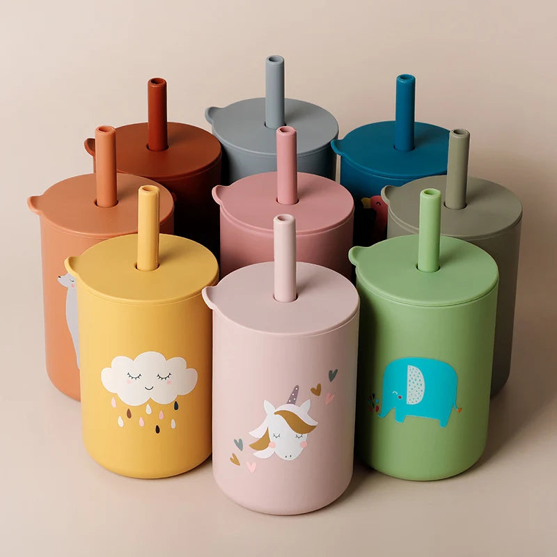 Boba Drinkbeker met Rietje