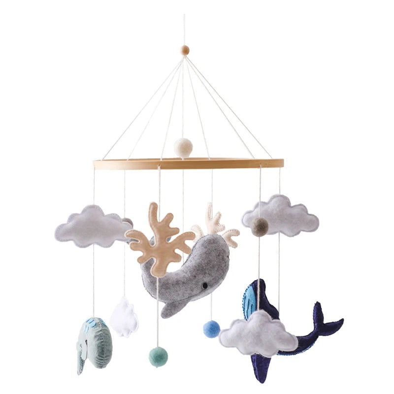 Boba Muzikale Wiegmobiel met Wolken & Rammelaars