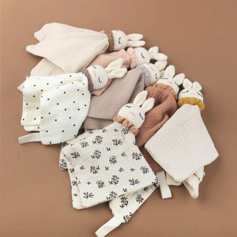 Boba Gehaakte Konijnen Knuffeldoek & Speendoek