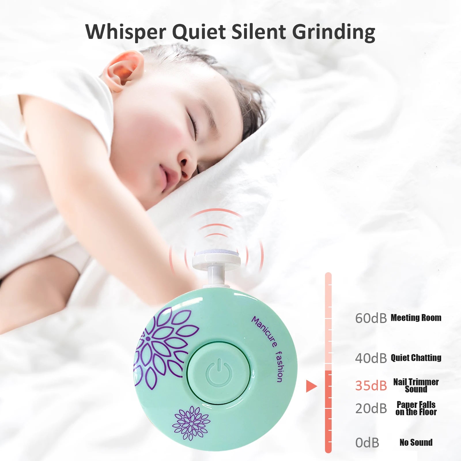Boba Elektrische Baby Nageltrimmer